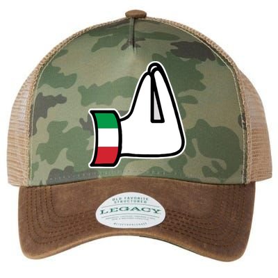 Italian Hand Gesture Funny Legacy Tie Dye Trucker Hat