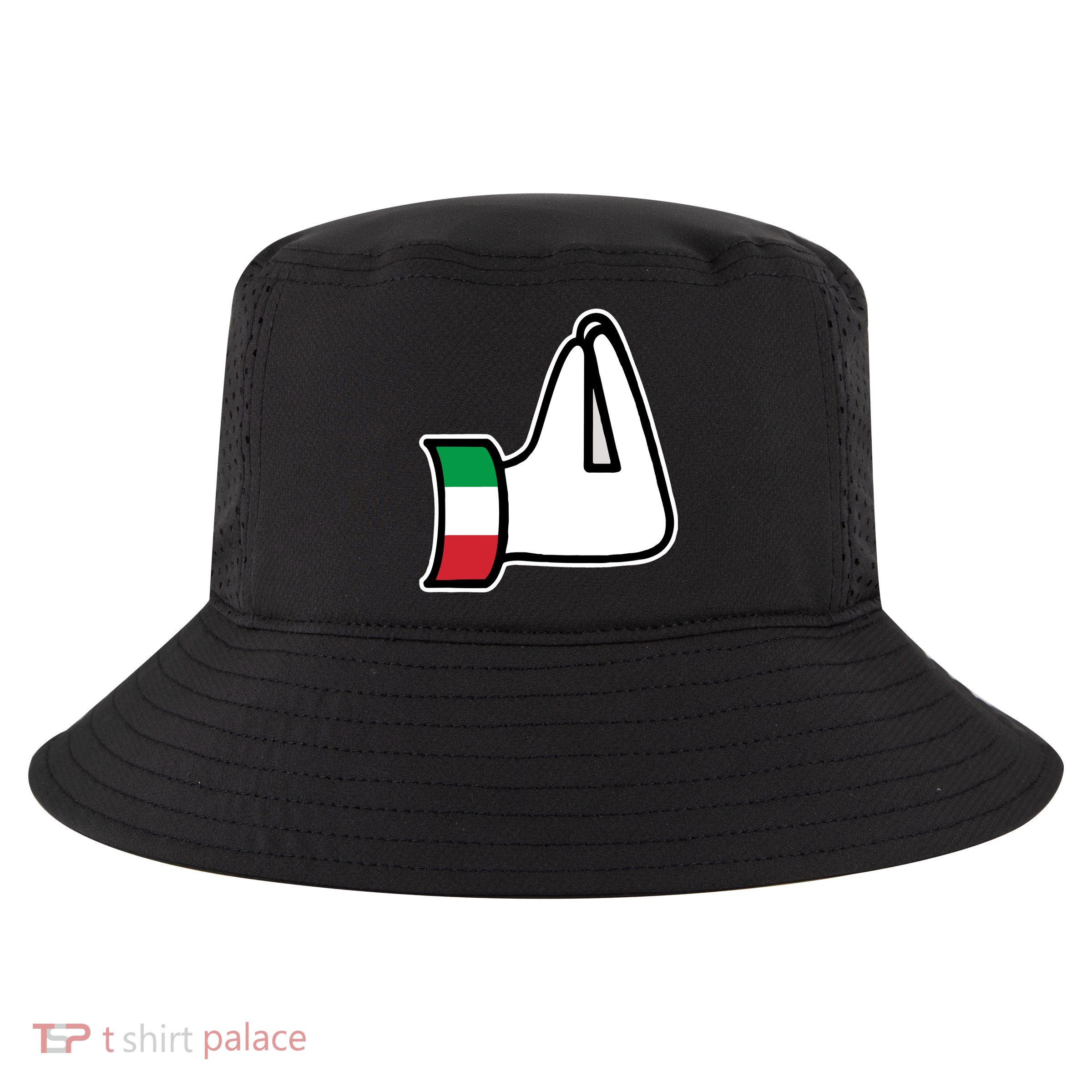 Italian Hand Gesture Funny Cool Comfort Performance Bucket Hat