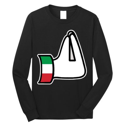 Italian Hand Gesture Funny Long Sleeve Shirt