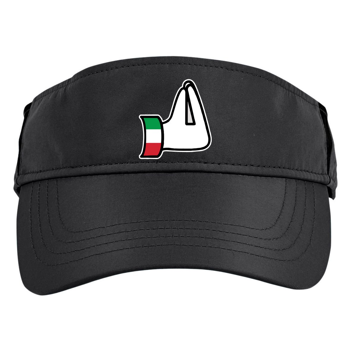 Italian Hand Gesture Funny Adult Drive Performance Visor