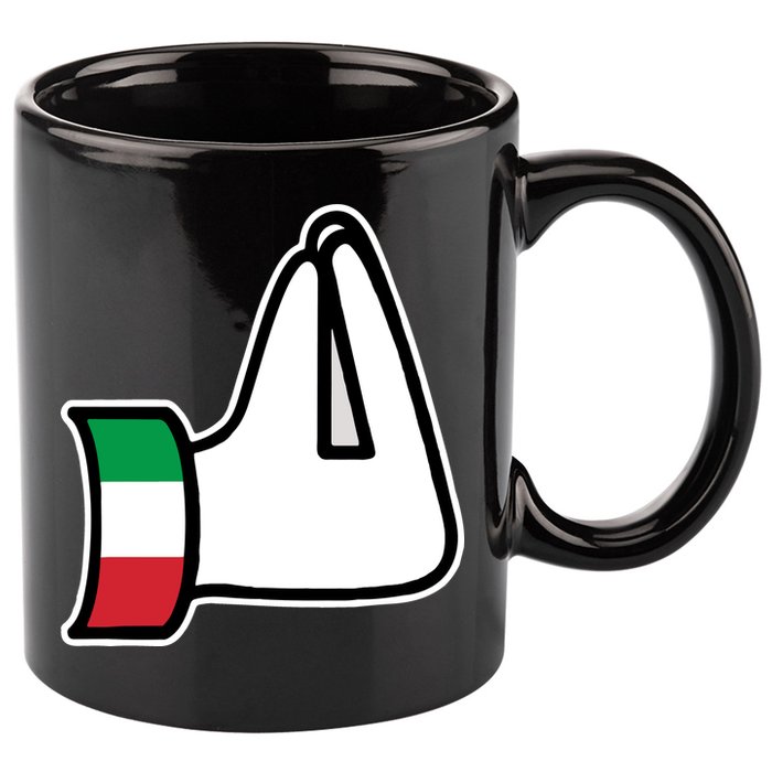 Italian Hand Gesture Funny 11oz C Handle Ceramic Mug