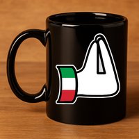 Italian Hand Gesture Funny 11oz C Handle Ceramic Mug