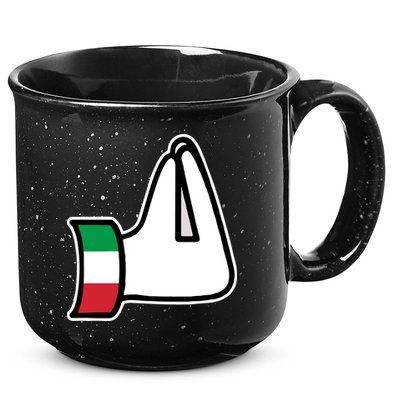 Italian Hand Gesture Funny 15oz Campfire Ceramic Mug