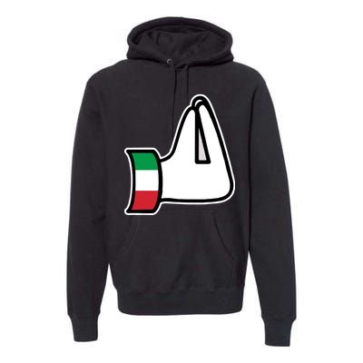 Italian Hand Gesture Funny Premium Hoodie