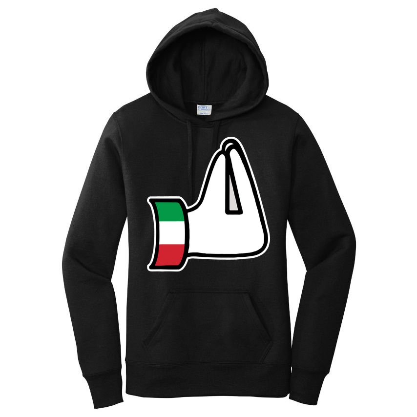 Italian Hand Gesture Funny Women's Pullover Hoodie