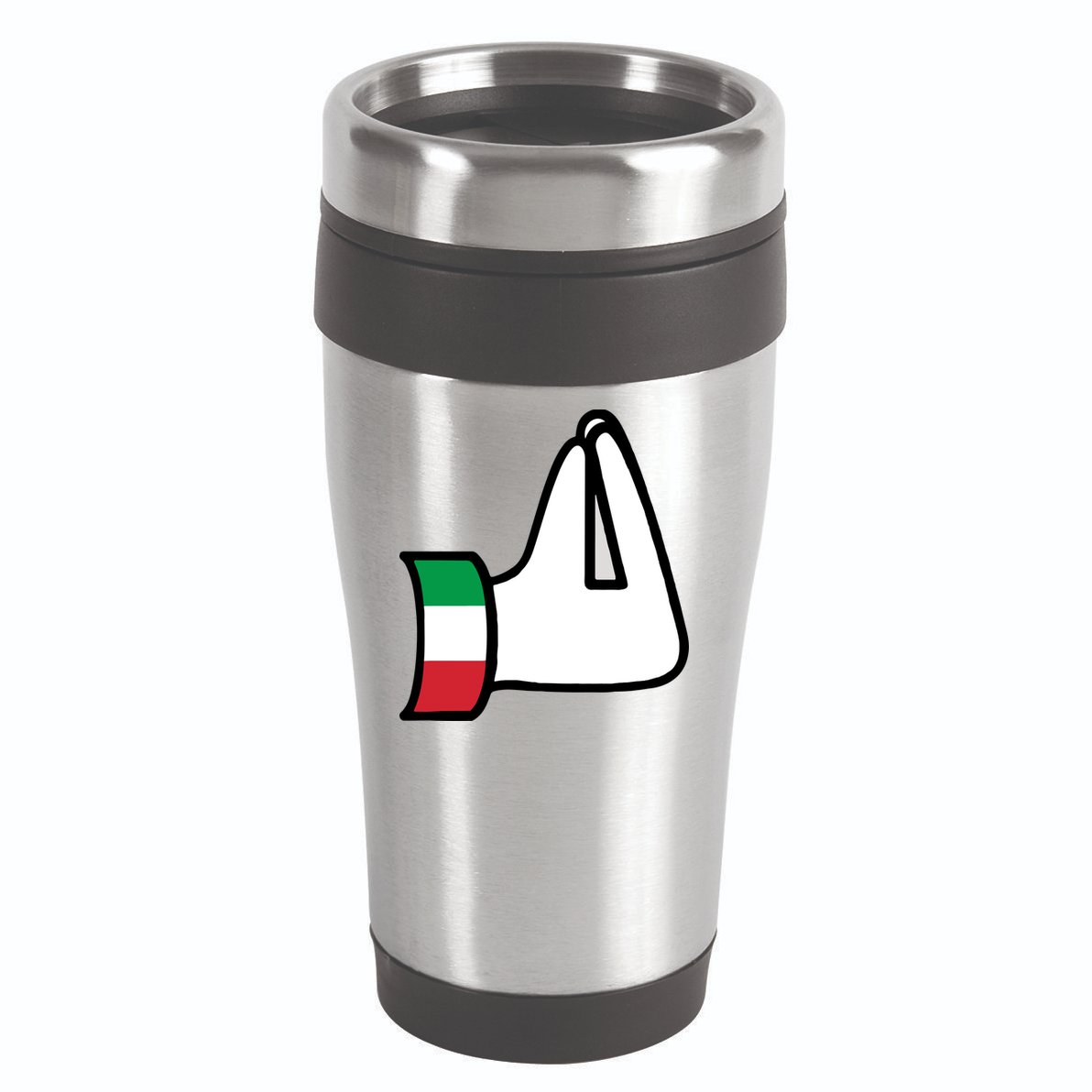 Italian Hand Gesture Funny 16oz Travel Tumbler