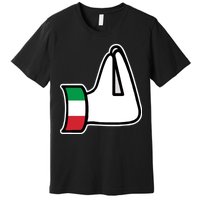 Italian Hand Gesture Funny Premium T-Shirt