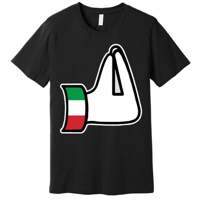 Italian Hand Gesture Funny Premium T-Shirt