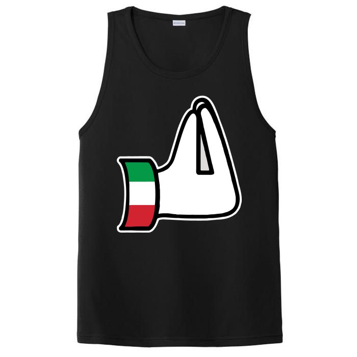 Italian Hand Gesture Funny PosiCharge Competitor Tank