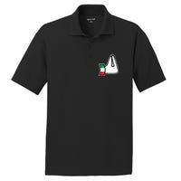 Italian Hand Gesture Funny PosiCharge RacerMesh Polo