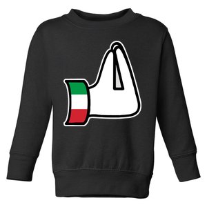 Italian Hand Gesture Funny Toddler Sweatshirt