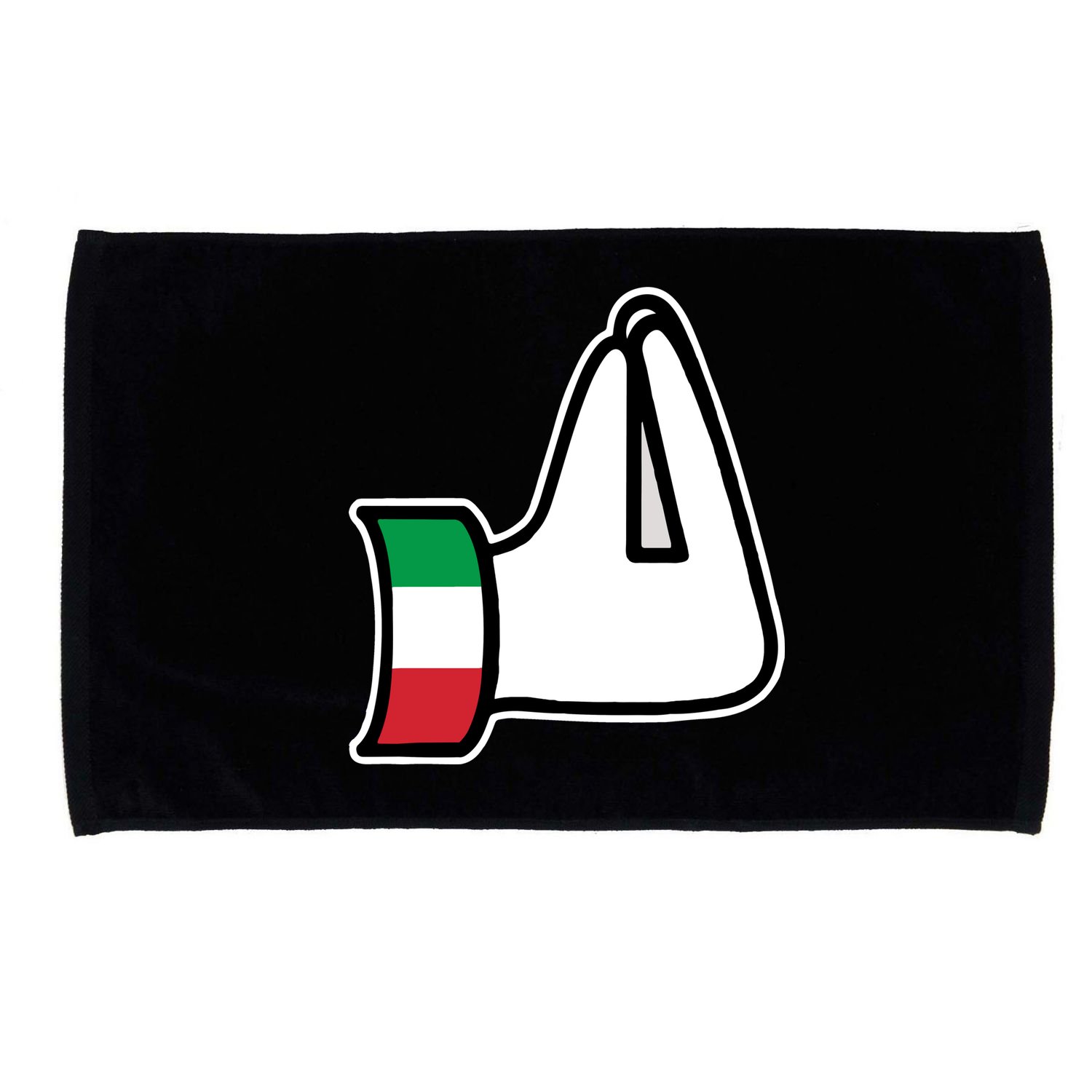 Italian Hand Gesture Funny Microfiber Hand Towel