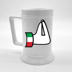 Italian Hand Gesture Funny Beer Stein