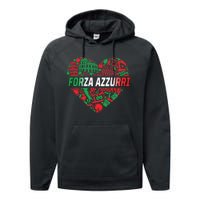 Italian Heart Forza Azzurri Performance Fleece Hoodie