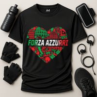Italian Heart Forza Azzurri Cooling Performance Crew T-Shirt