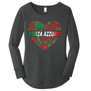 Italian Heart Forza Azzurri Women's Perfect Tri Tunic Long Sleeve Shirt