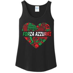 Italian Heart Forza Azzurri Ladies Essential Tank