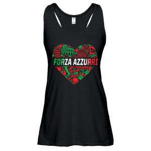 Italian Heart Forza Azzurri Ladies Essential Flowy Tank