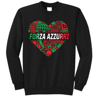 Italian Heart Forza Azzurri Tall Sweatshirt