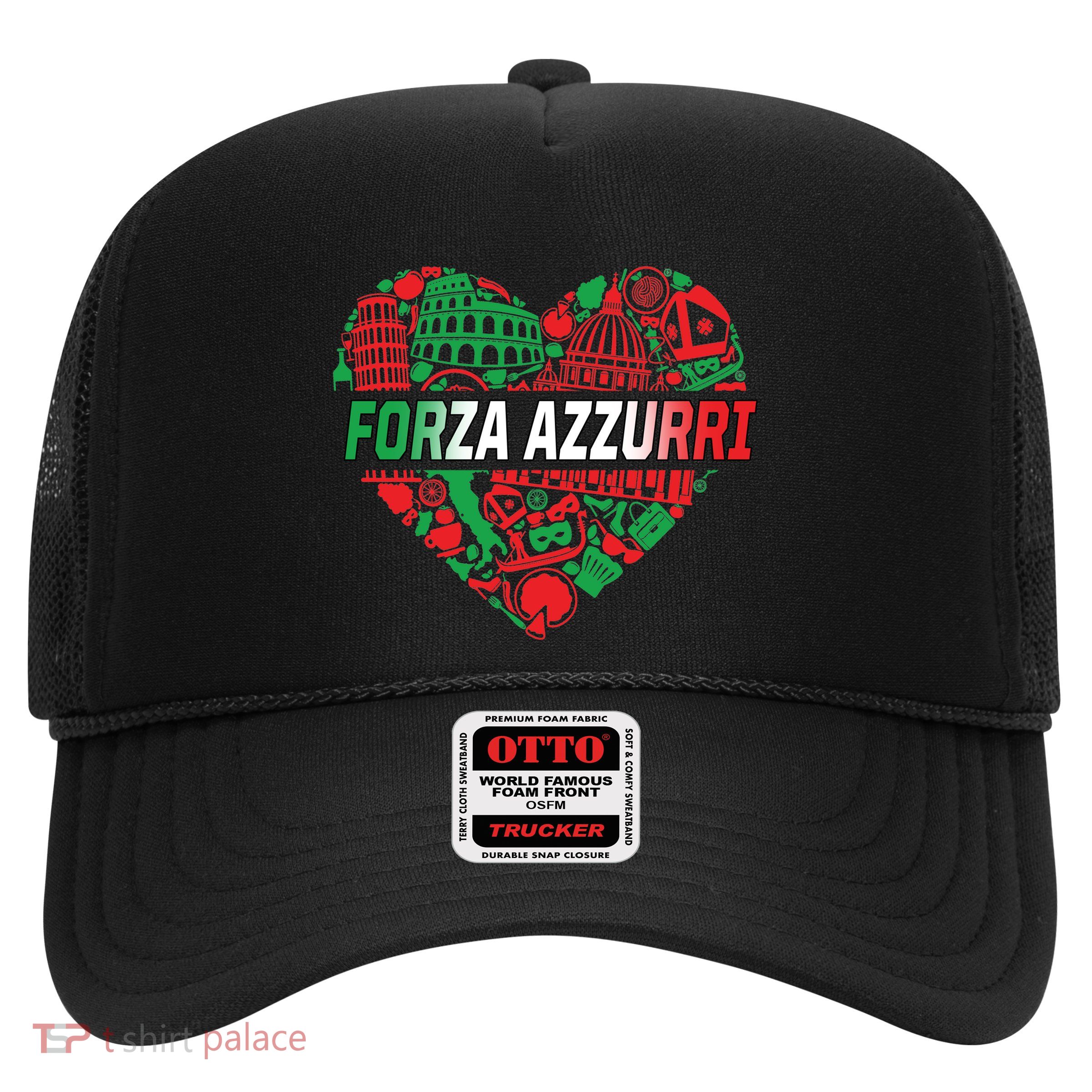 Italian Heart Forza Azzurri Trucker Hat
