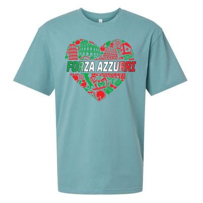 Italian Heart Forza Azzurri Sueded Cloud Jersey T-Shirt