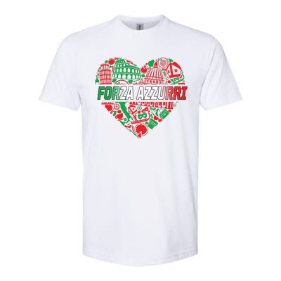 Italian Heart Forza Azzurri Softstyle CVC T-Shirt