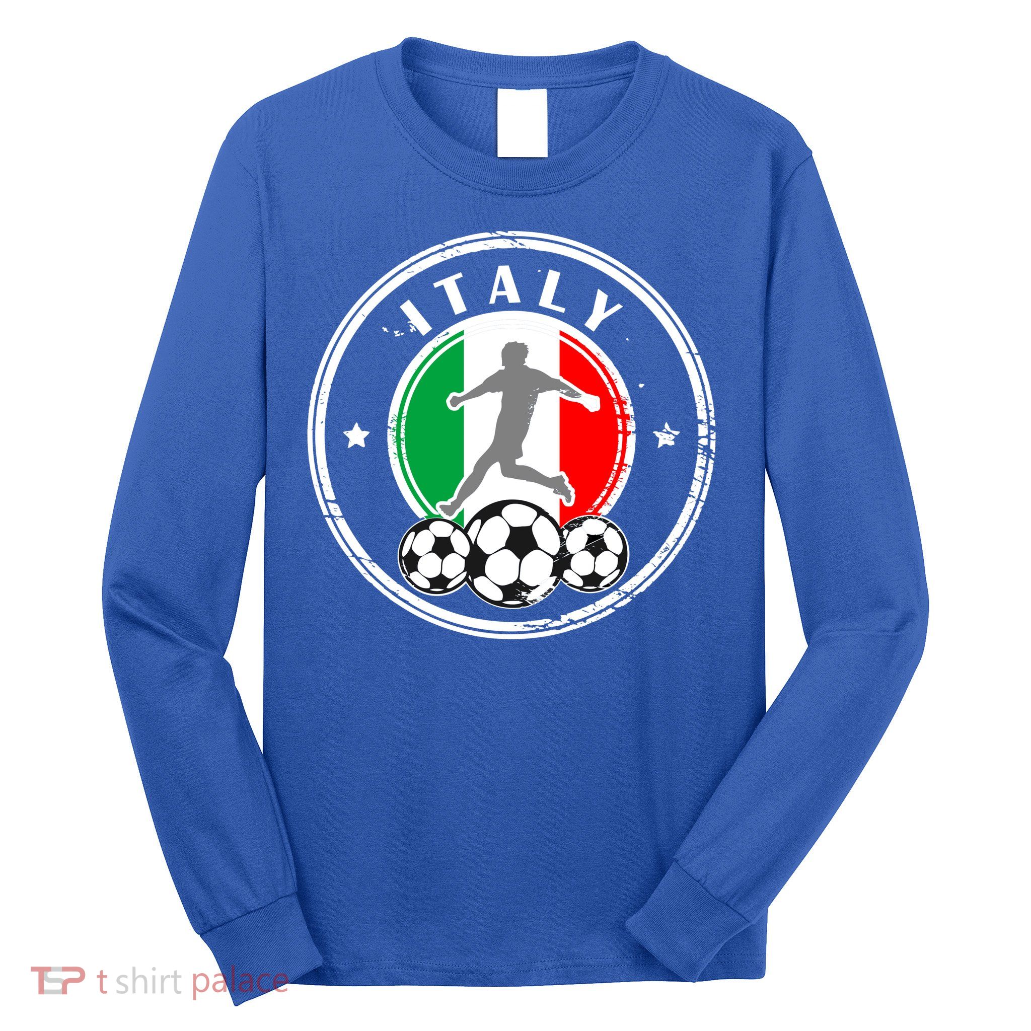 Italian Italia Soccer Italy Long Sleeve Shirt