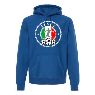 Italian Italia Soccer Italy Premium Hoodie