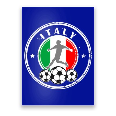 Italian Italia Soccer Italy Poster