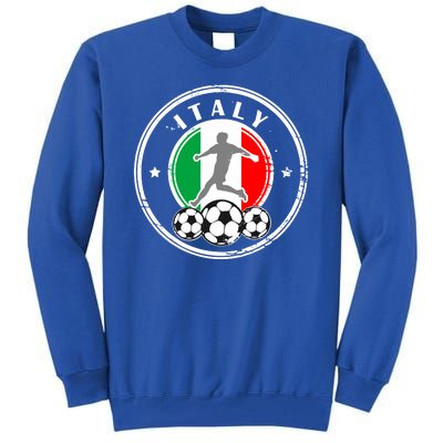 Italian Italia Soccer Italy Tall Sweatshirt