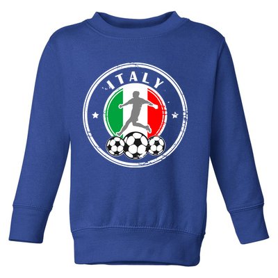 Italian Italia Soccer Italy Toddler Sweatshirt