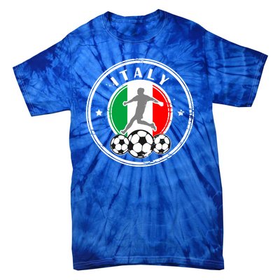 Italian Italia Soccer Italy Tie-Dye T-Shirt