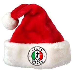 Italian Italia Soccer Italy Premium Christmas Santa Hat