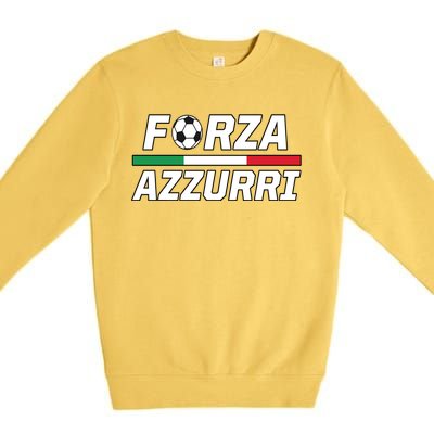 Italian Soccer Forza Azzurri Premium Crewneck Sweatshirt