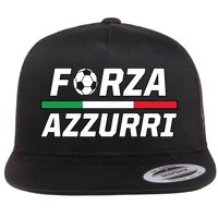 Italian Soccer Forza Azzurri Flatbill Hat