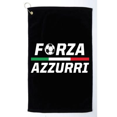 Italian Soccer Forza Azzurri Golf Towel