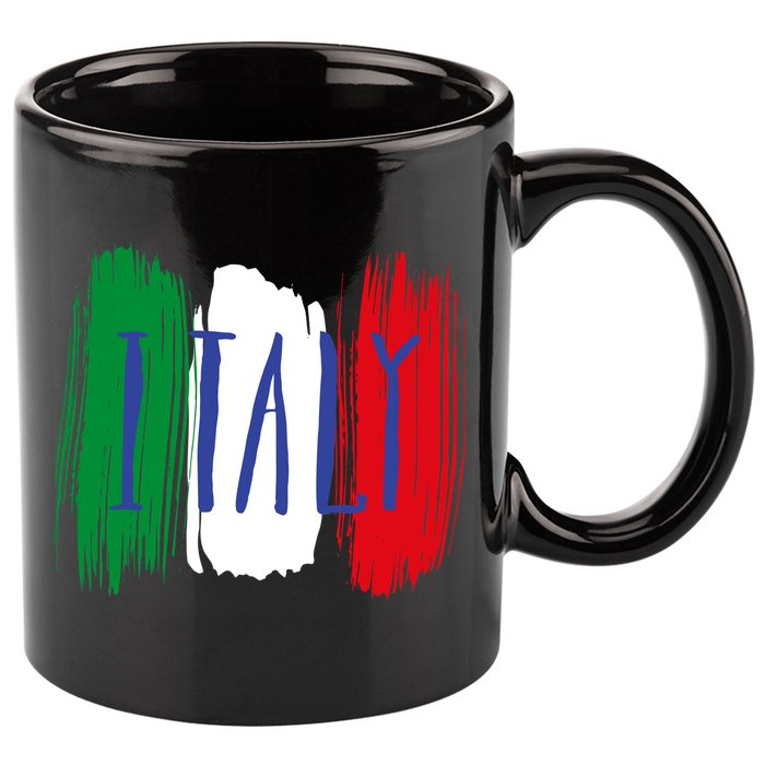 Italy 11oz C Handle Ceramic Mug