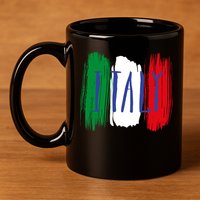 Italy 11oz C Handle Ceramic Mug