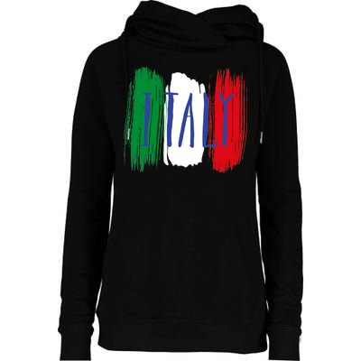 Italy Womens Funnel Neck Pullover Hood