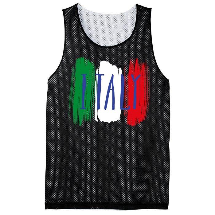 Italy Mesh Reversible Basketball Jersey Tank