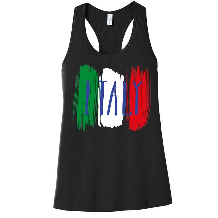 Italy Women's Racerback Tank