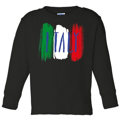 Italy Toddler Long Sleeve Shirt