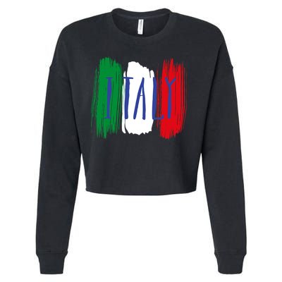 Italy Cropped Pullover Crew