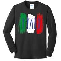 Italy Kids Long Sleeve Shirt