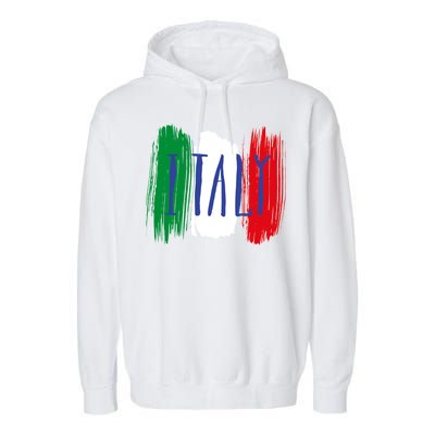 Italy Garment-Dyed Fleece Hoodie