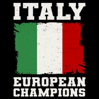 Italy Europeon Champions Distressed Flag Flatbill Hat