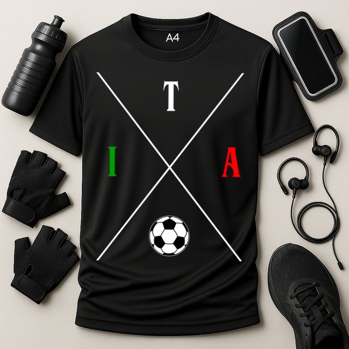 Italy ITA Soccer Cooling Performance Crew T-Shirt