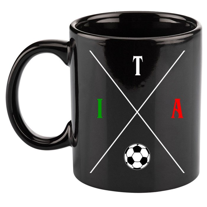 Italy ITA Soccer 11oz C Handle Ceramic Mug