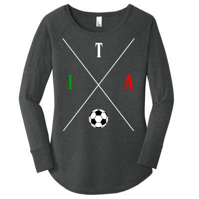 Italy ITA Soccer Women's Perfect Tri Tunic Long Sleeve Shirt