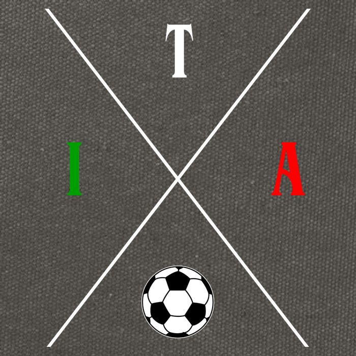 Italy ITA Soccer Cotton Canvas Backpack